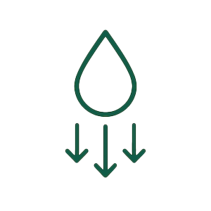Plant pot with drainage icon.