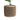 Vision beige decor planter with potted ficus plant.